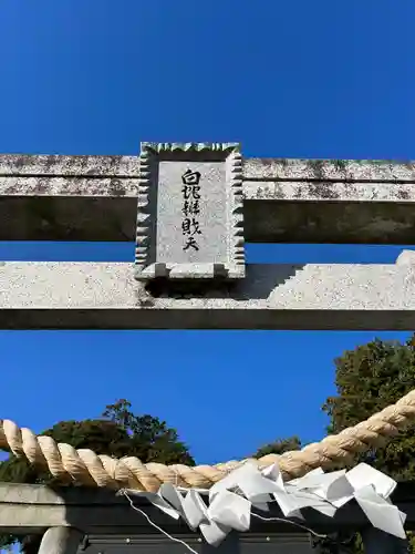 白蛇辨財天の鳥居