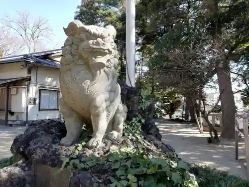 柏諏訪神社の狛犬