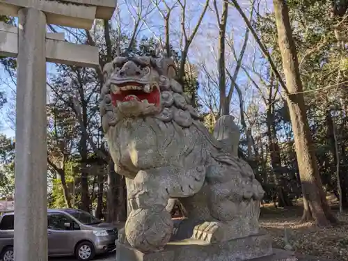 谷保天満宮の狛犬