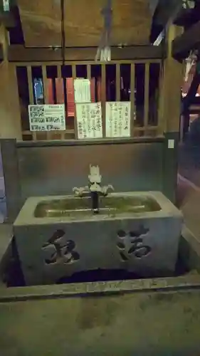髙牟神社の手水舎