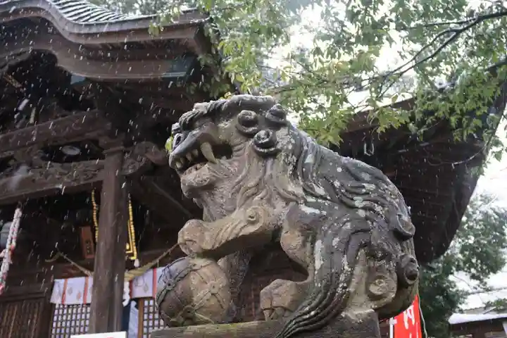 阿邪訶根神社の狛犬