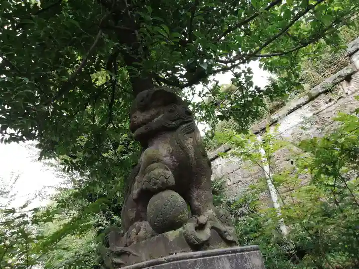 西向天神社の狛犬