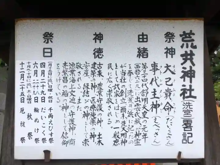 荒井神社の歴史