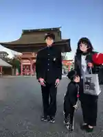 津島神社の七五三参