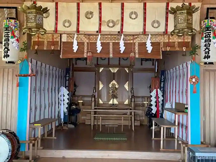 木直稲荷神社の本殿