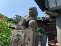 板倉雷電神社の狛犬