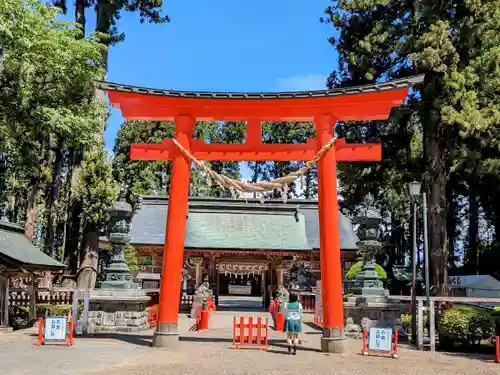 櫛引八幡宮の鳥居