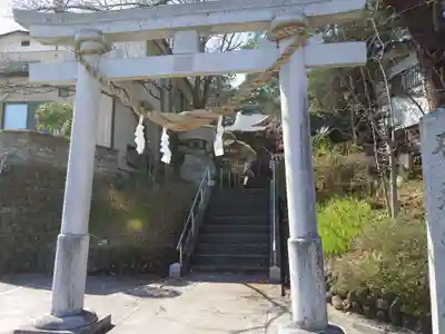 石森稲荷神社の鳥居