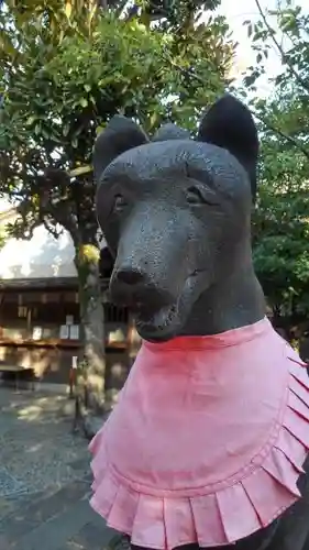 三囲神社の狛犬