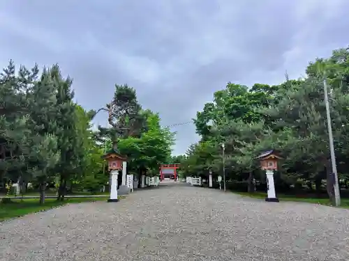 北海道護國神社の庭園