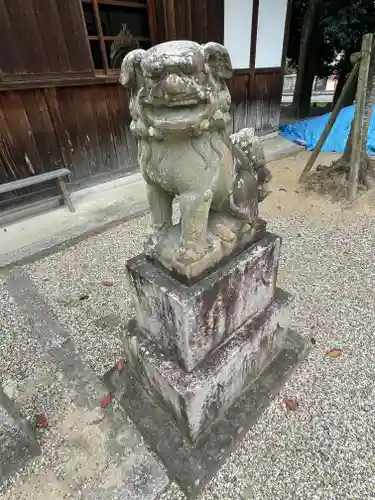 菅田神社の狛犬