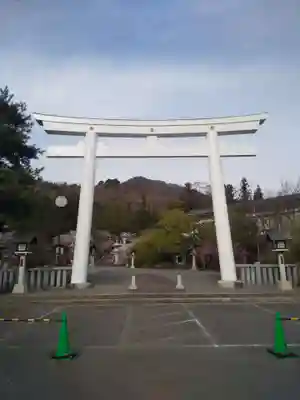 山梨縣護國神社の鳥居
