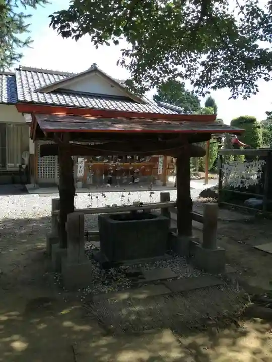 鶴峯八幡宮の手水舎