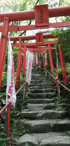 天開稲荷社の鳥居