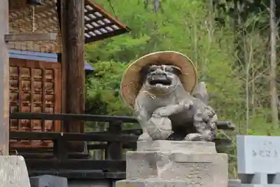 相馬妙見宮　大上川神社の狛犬