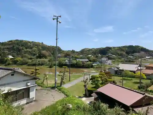 中谷神社の景色