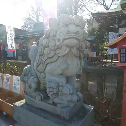 川越八幡宮の狛犬