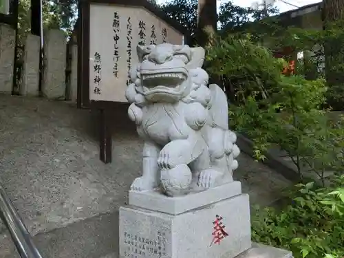自由が丘熊野神社の狛犬