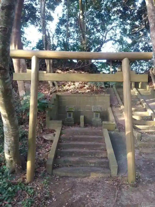 大山阿夫利/龍 神社の鳥居