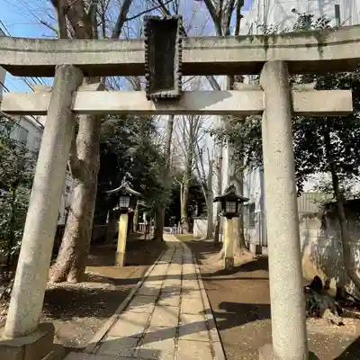 荻窪白山神社の鳥居