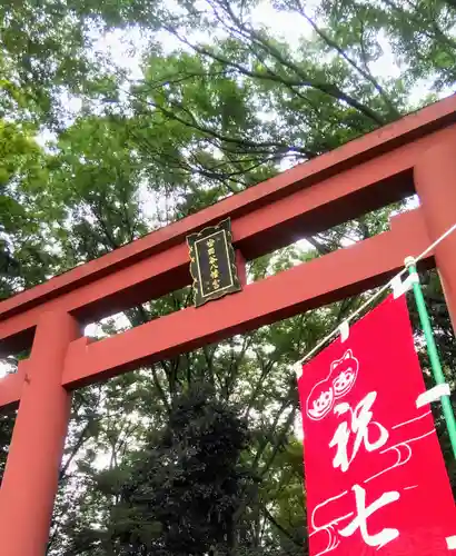 世田谷八幡宮の鳥居