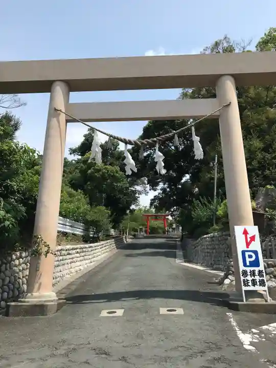 矢奈比賣神社(見付天神)の鳥居