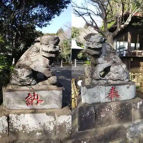 畑子安神社の狛犬