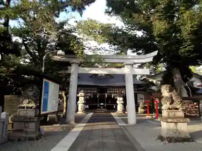 正ノ木稲荷 稲積神社の鳥居