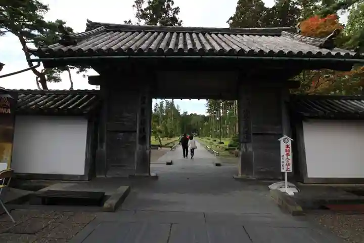 瑞巌寺の山門・神門