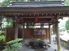 足助八幡宮の手水