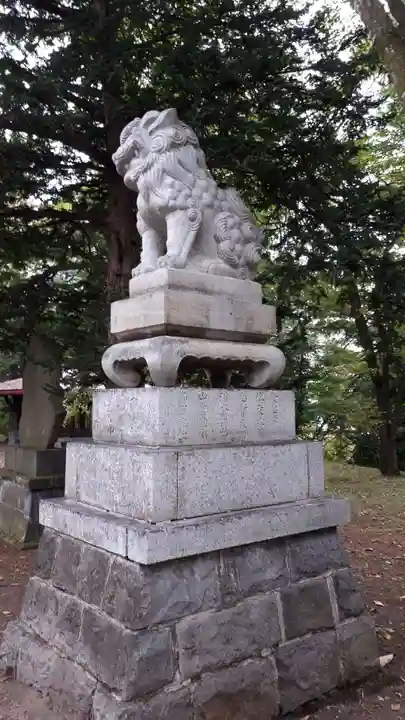 東神楽神社の狛犬