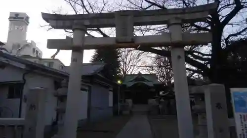 蒲原神社の鳥居