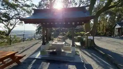 千栗八幡宮の手水舎