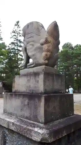 上川神社の狛犬