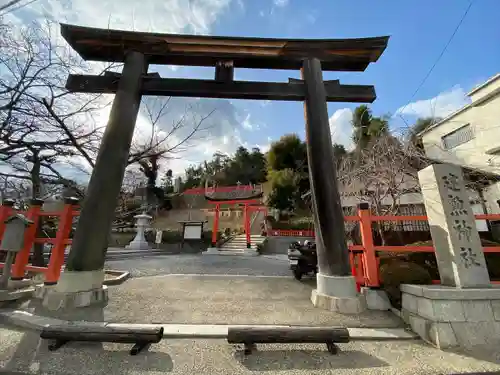 建勲神社の鳥居