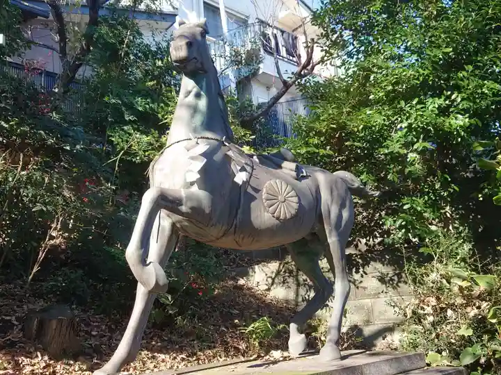 新羽杉山神社の狛犬