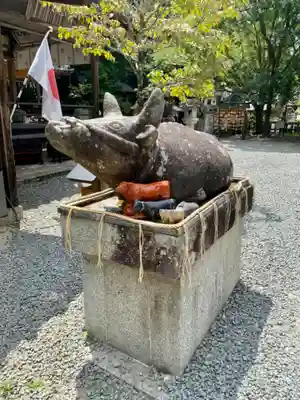 生身天満宮の狛犬