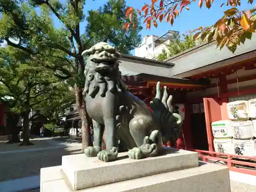 御霊神社の狛犬