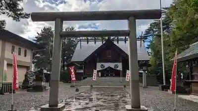 富良野神社の鳥居