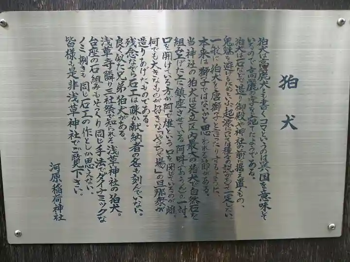 河原町稲荷神社(東京都)
