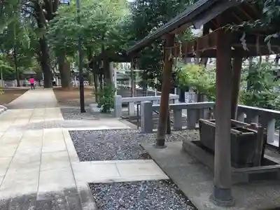 代田八幡神社の手水舎