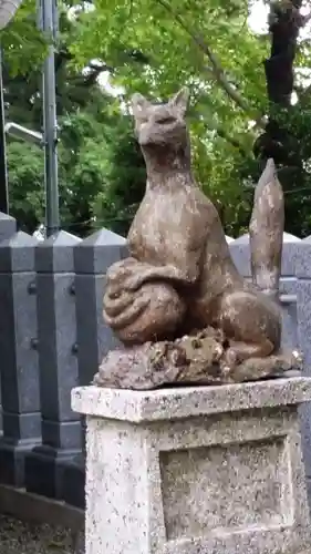 星川杉山神社の狛犬