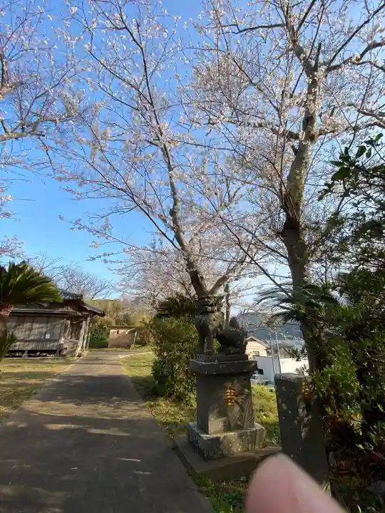照日神社の自然