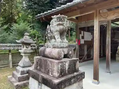 夏見神社の狛犬