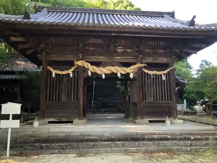 國津比古命神社の山門・神門