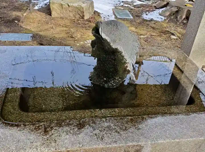 神炊館神社 ⁂奥州須賀川総鎮守⁂の手水舎