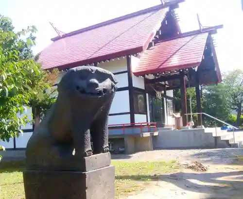 江部乙神社の狛犬