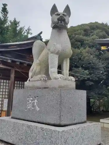 一瓶塚稲荷神社の狛犬