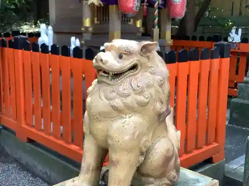 建部大社の狛犬