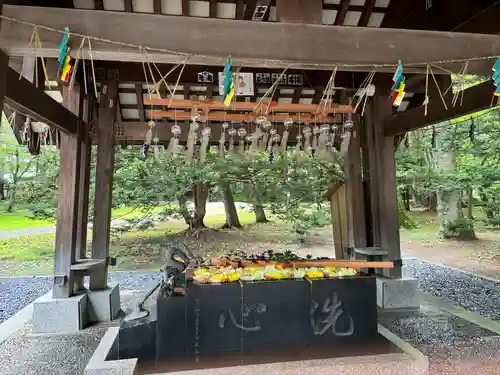 帯廣神社の手水舎